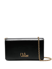 Chloé Iconic flap chain crossbody bag in leather