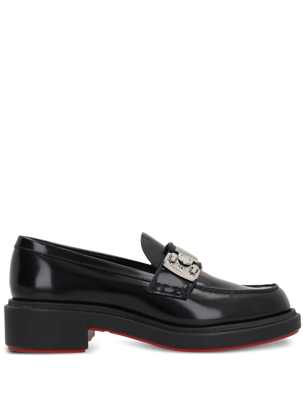 Christian Louboutin Urban Moc Lock loafers — black