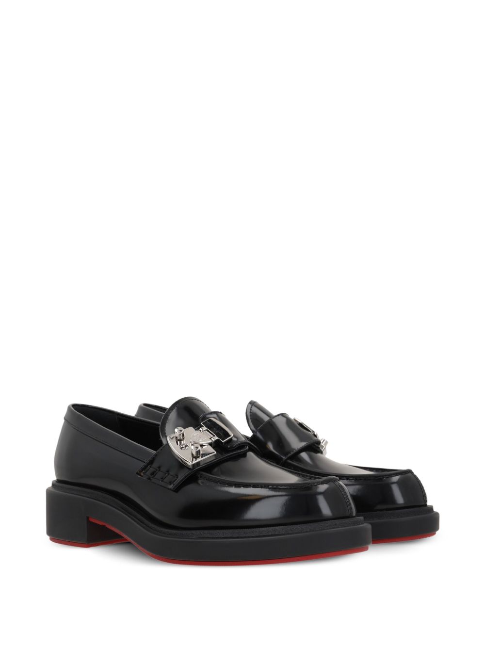 Christian Louboutin Urban Moc Lock loafers — black