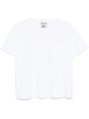 Semicouture T-shirts and Polos White cotton crew neck