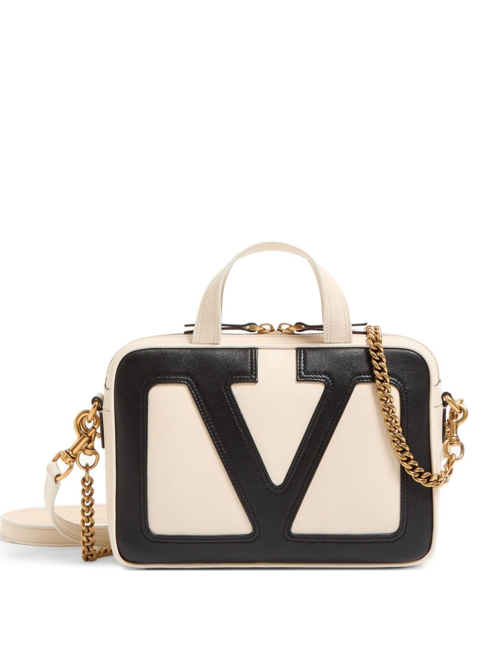 Sacs Valentino Garavani. Sac de voyage en cuir blanc