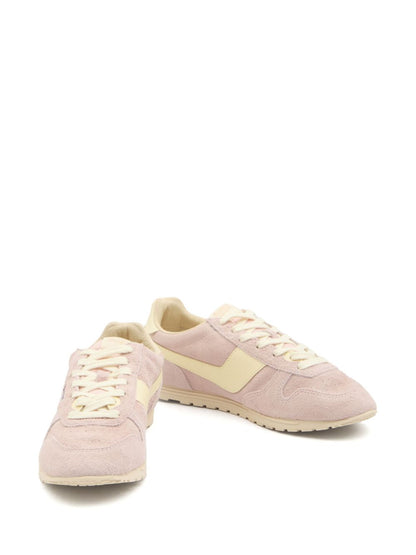 AUTRY Sneakers Powder — Powder‑pink leather sneakers
