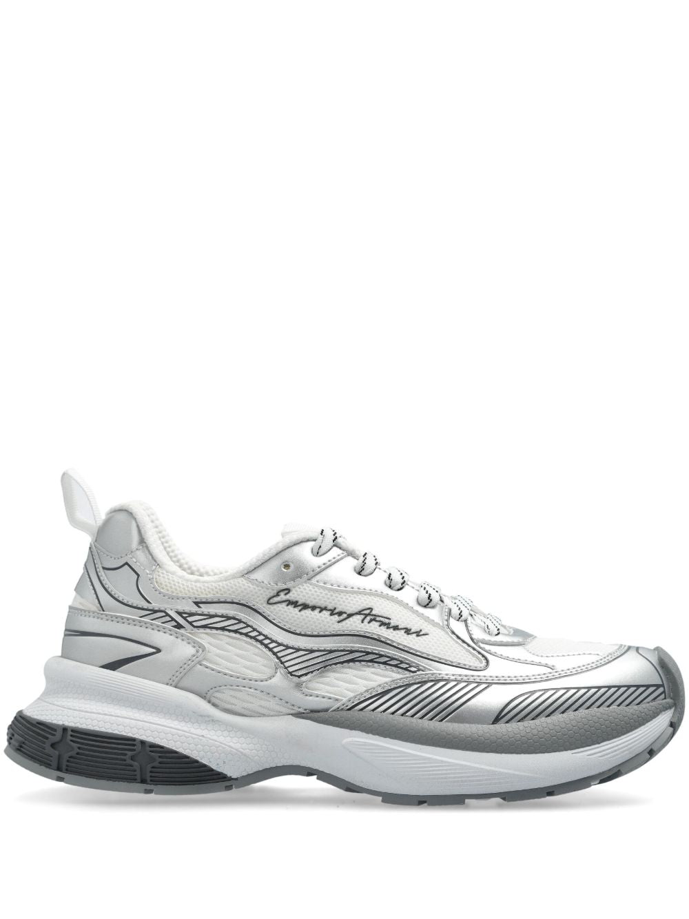 EMPORIO ARMANI EXCLUSIVE Sneakers Silver