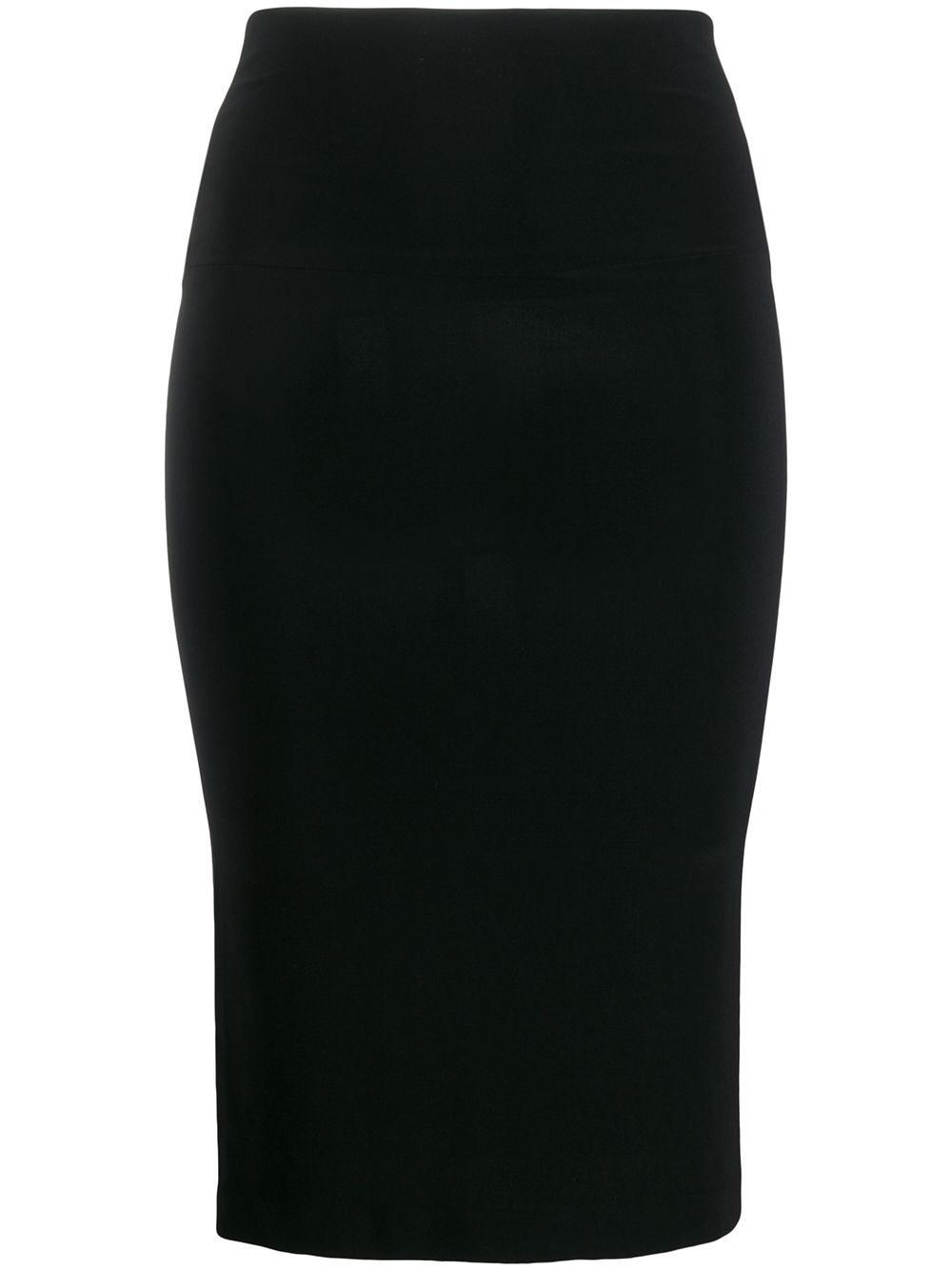 Norma Kamali Skirts Black midi jersey tube skirt