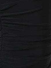 Norma Kamali Robes Combinaison noire à col en V