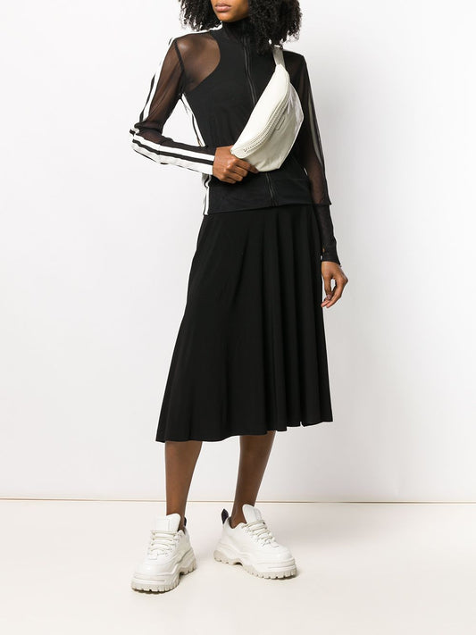 Jupes Norma Kamali Midi évasées noires