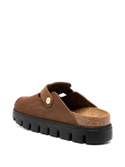 Sandalias Birkenstock de piel de ante marrón