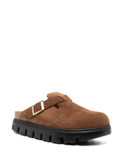 Sandalias Birkenstock de piel de ante marrón