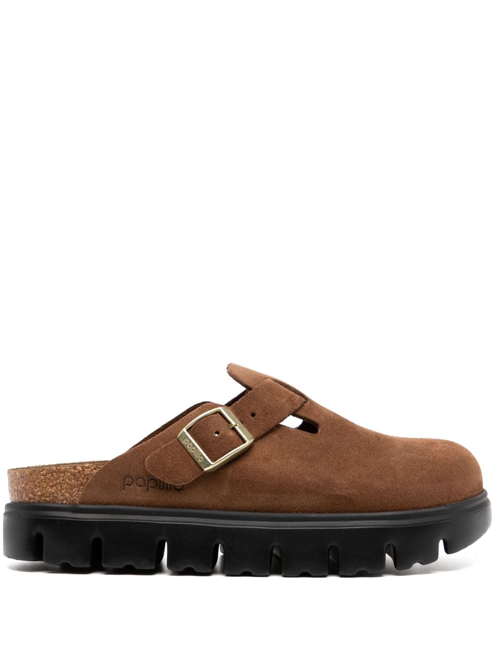 Sandalias Birkenstock de piel de ante marrón