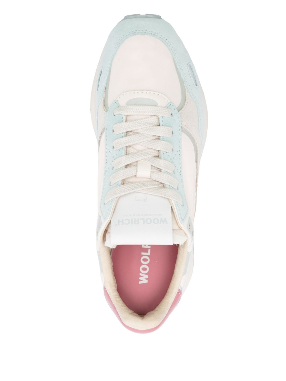 Baskets Woolrich bleu clair