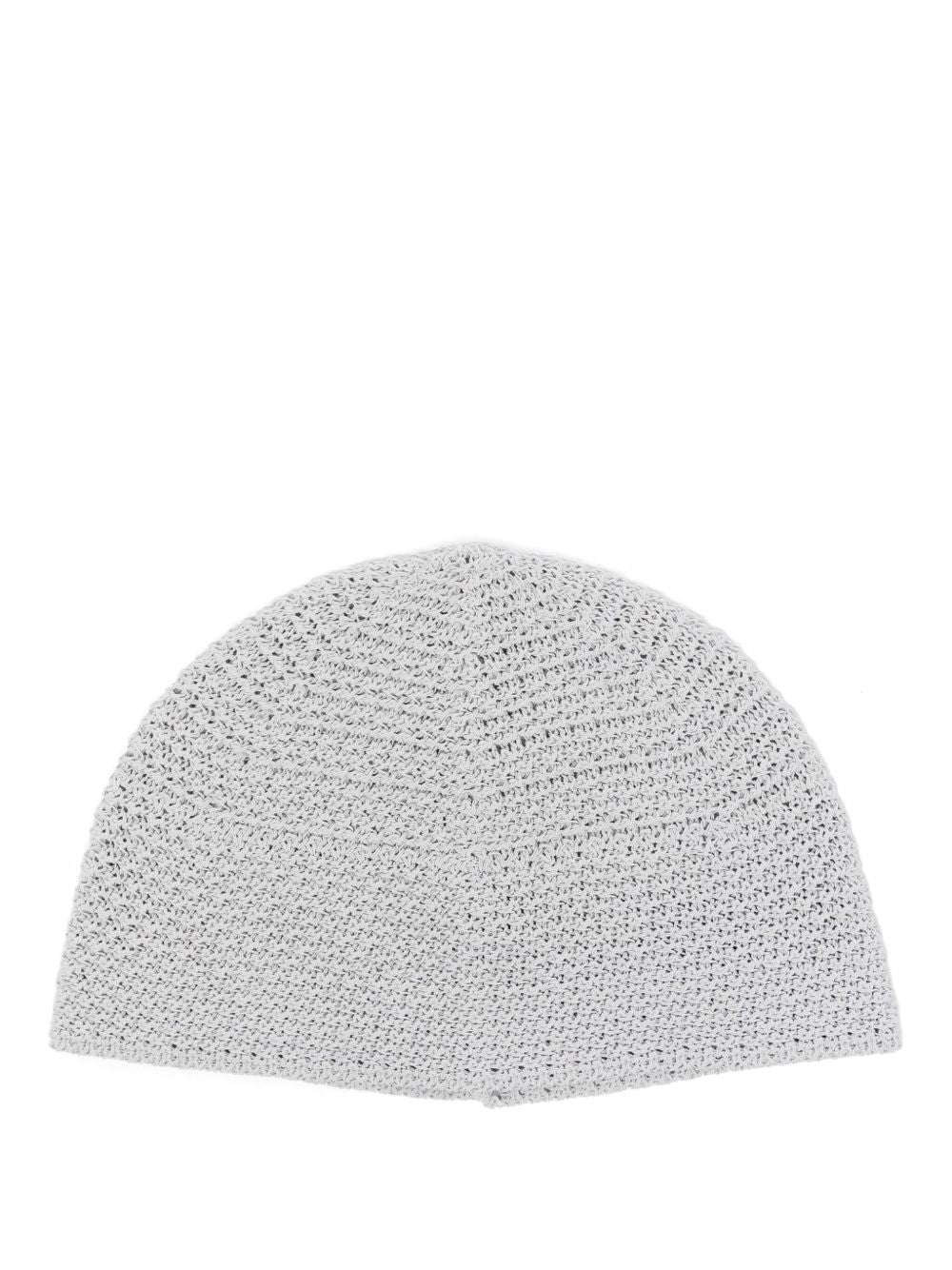 Emporio Armani Capsule Hats in Light Grey