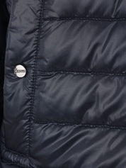 Herno Coats Clear Blue Technical Zip Coat