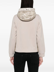 Herno Coats Beige nylon cotton jacket