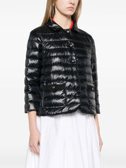 Herno Coats Black nylon down jacket