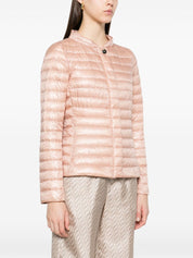 Herno Coats Pink ultralight nylon down jacket