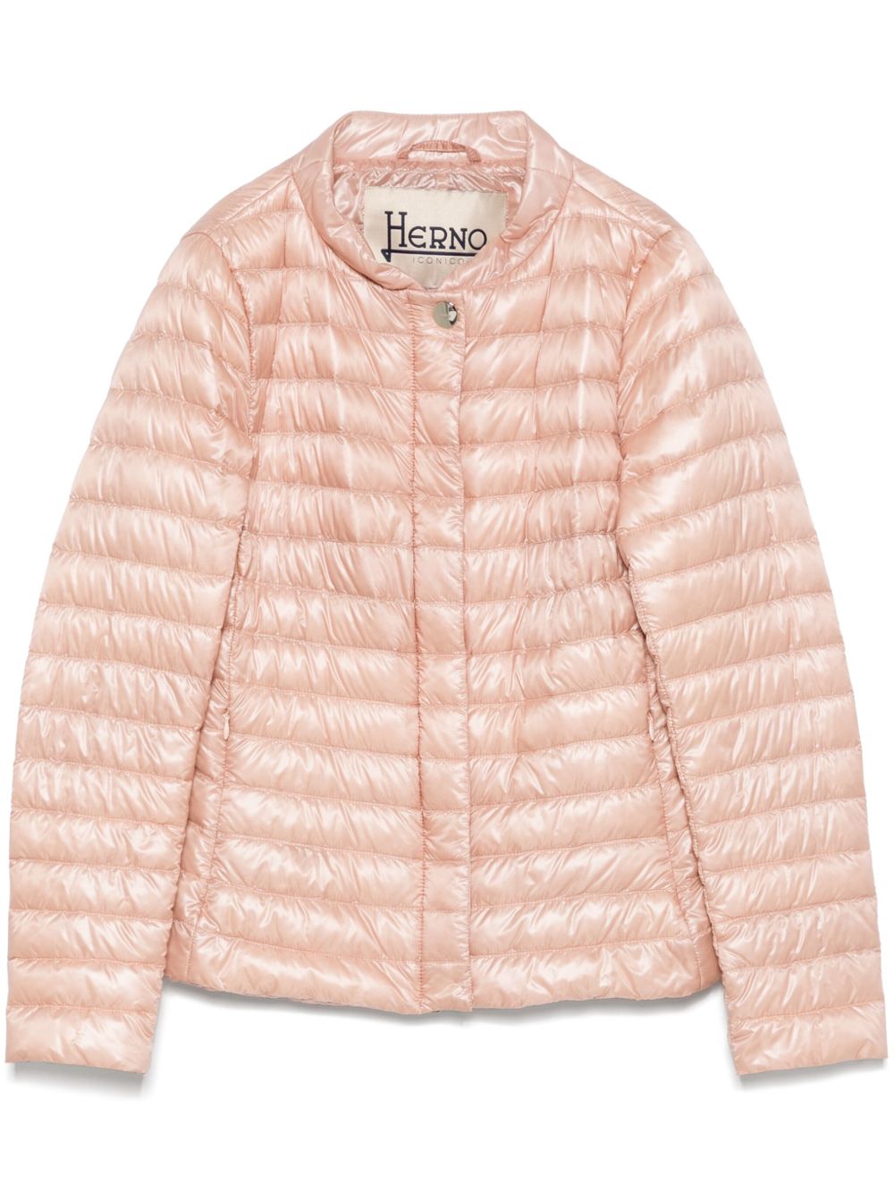 Herno Coats Pink ultralight nylon down jacket