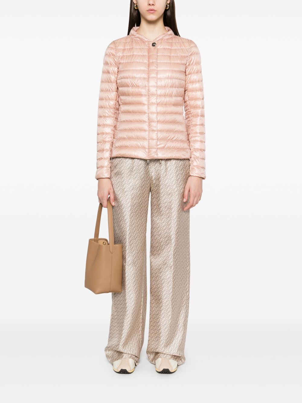 Herno Coats Pink ultralight nylon down jacket