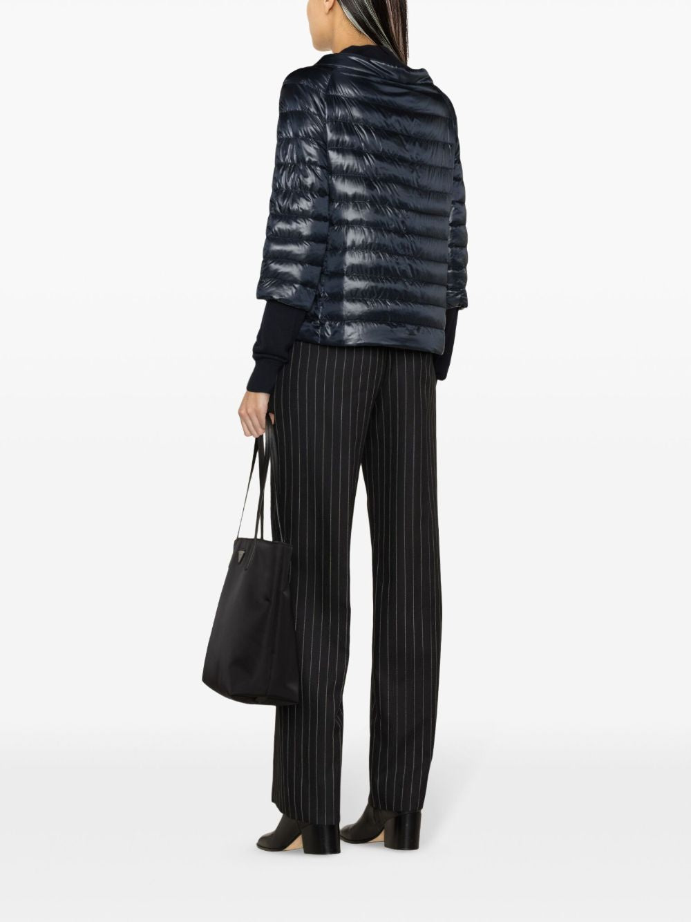 Herno Jackets Blue reversible down jacket