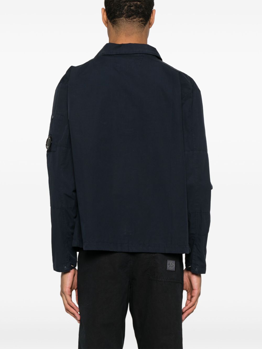 C.P. Company Jackets Blue with press-stud fastening