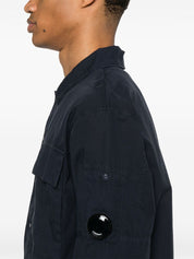 C.P. Company Jackets Blue with press-stud fastening