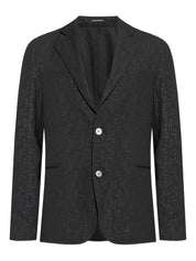 Emporio Armani Jackets Black single-breasted blazer