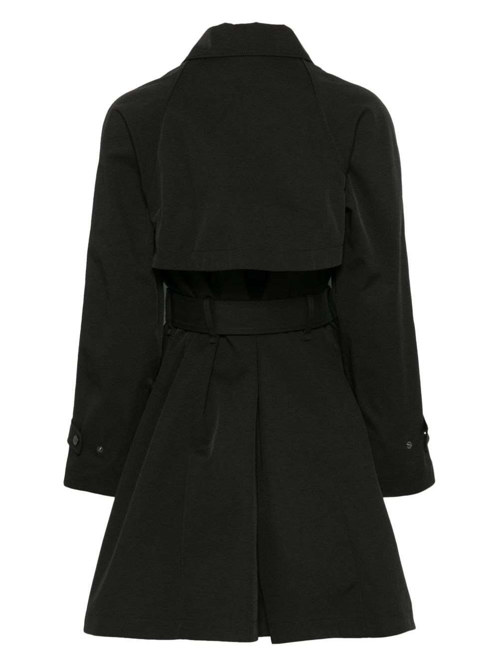 Trench-coat en sergé de coton mélangé Emporio Armani