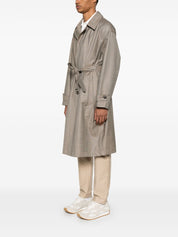 Emporio Armani Coats Beige with Belt Detail