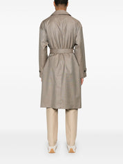 Emporio Armani Coats Beige with Belt Detail