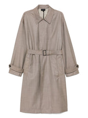 Emporio Armani Coats Beige with Belt Detail