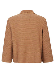 Base Jackets Camel long sleeve open jacket