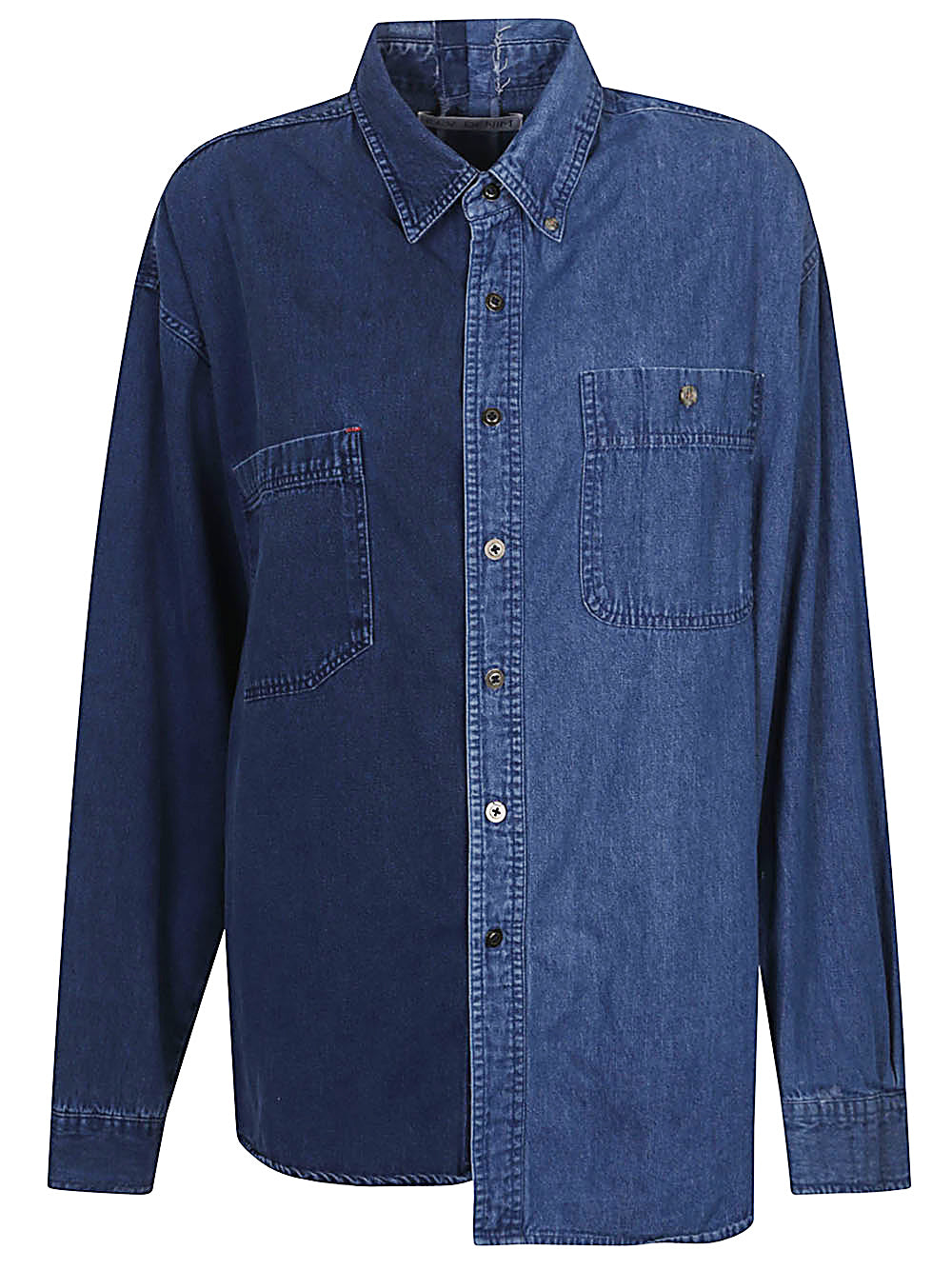 E.L.V. DENIM Shirts Blue