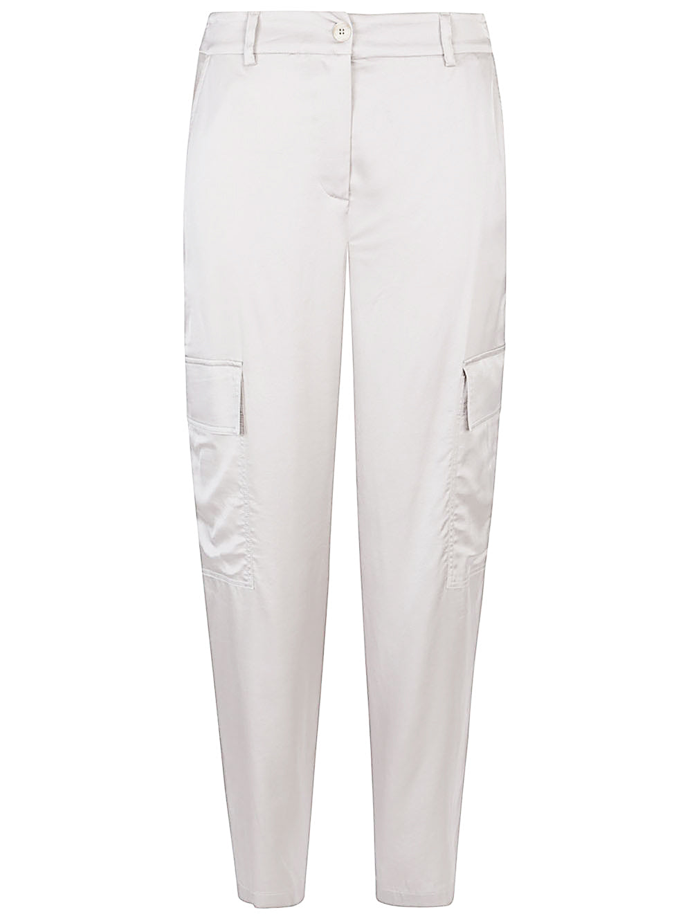 Via Masini 80 Trousers Light Grey