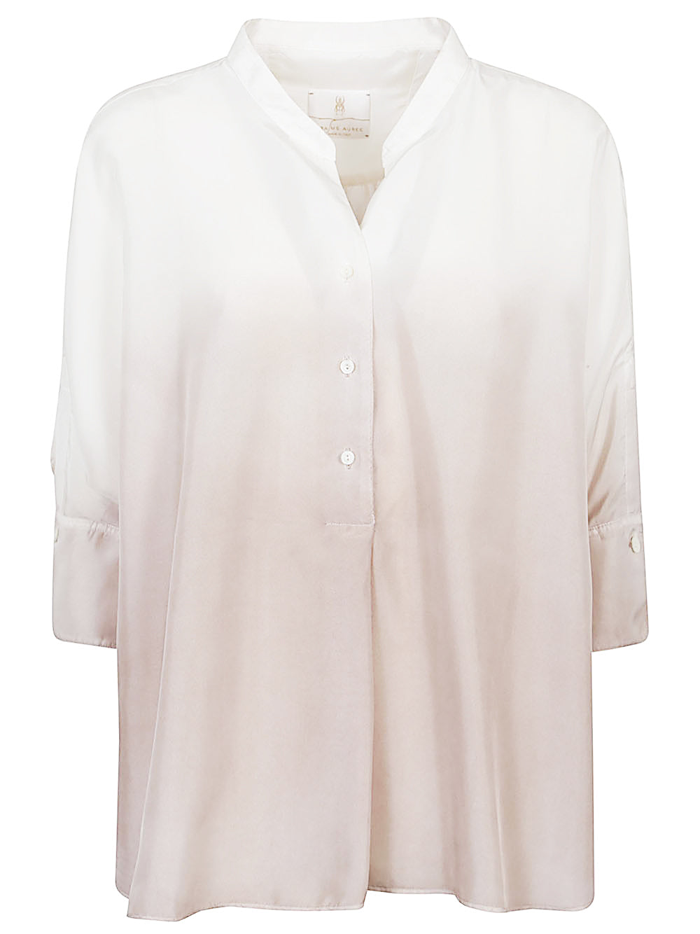 Chemises TRAME AUREE Chemise en soie beige