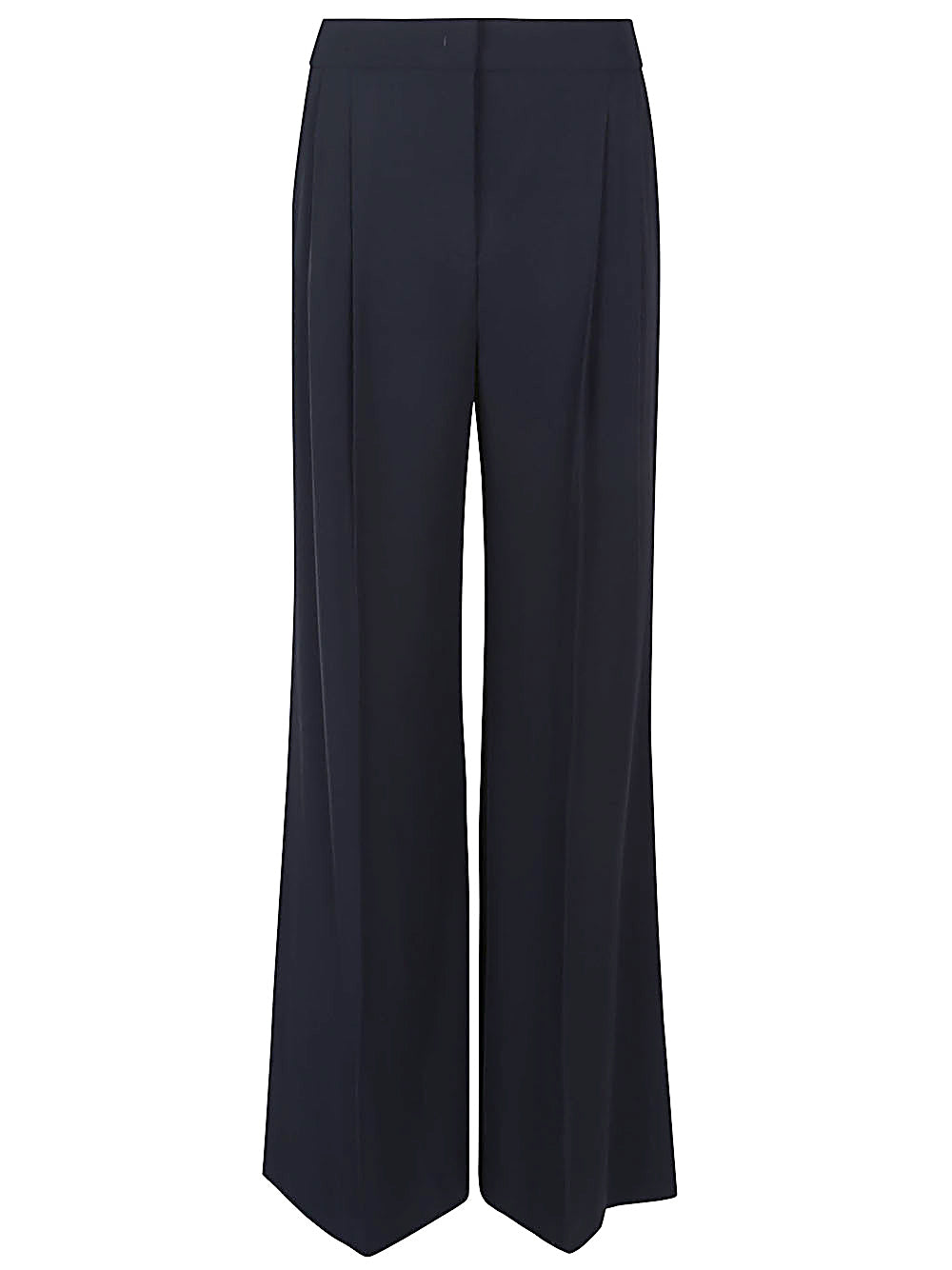 Via Masini 80 Trousers Blue straight leg