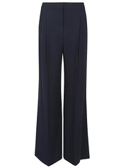 Via Masini 80 Trousers Blue straight leg