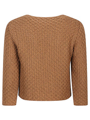 Base Sweaters Camel crew neck