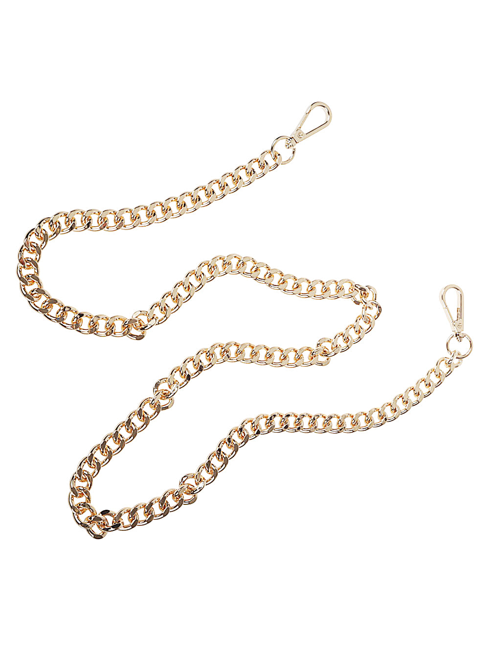 Sacs La Milanesa. Bandoulière chaîne dorée