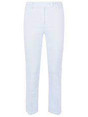 Pantalones Via Masini 80 azul claro pierna recta