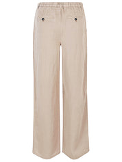 Beige Linen-Blend Trousers — I Love My Pants