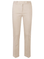 Pantalones Via Masini 80 Beige pierna recta