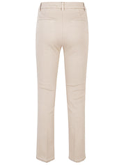 Pantalones Via Masini 80 Beige pierna recta
