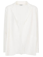Base Jackets White long sleeve open jacket