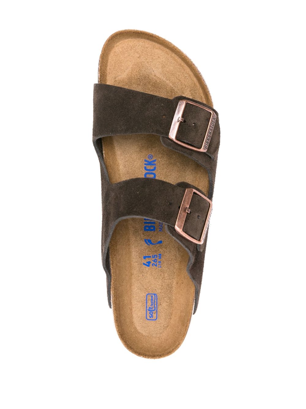 Birkenstock Arizona SFB Brown Suede Sandals — Narrow Fit