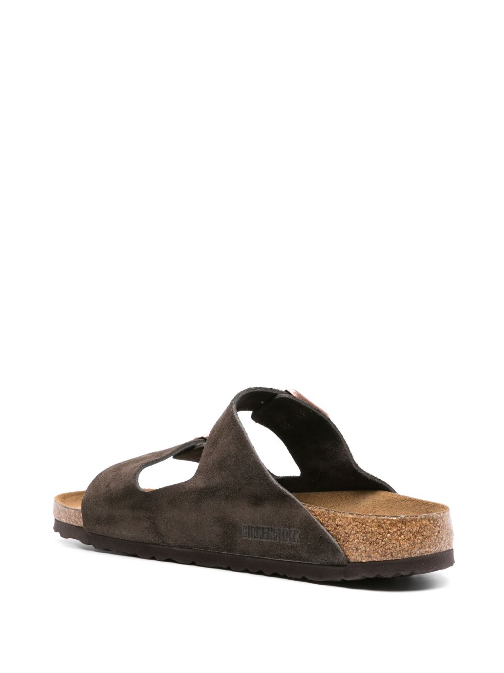 Birkenstock Arizona SFB Brown Suede Sandals — Narrow Fit