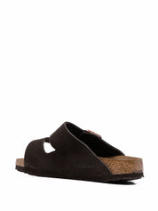 Sandalias Birkenstock de piel de ante marrón