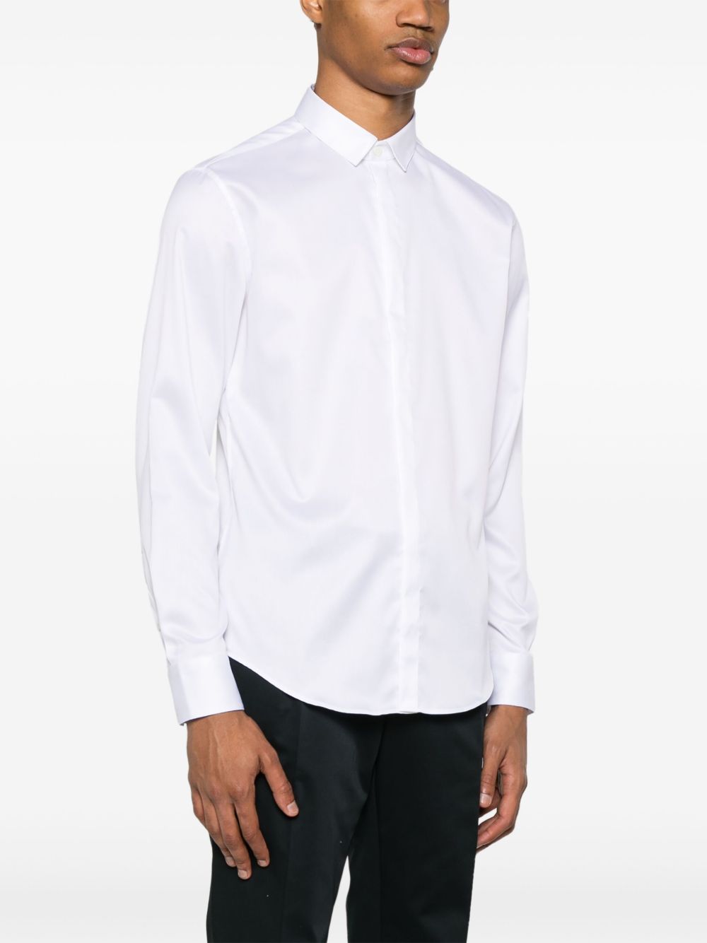 Camisas Emporio Armani Cuello clásico blanco
