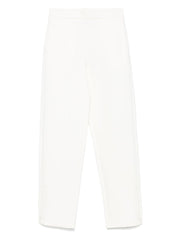 Emporio Armani cotton trousers with elastic waistband