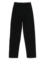 Emporio Armani cotton trousers with elastic waistband