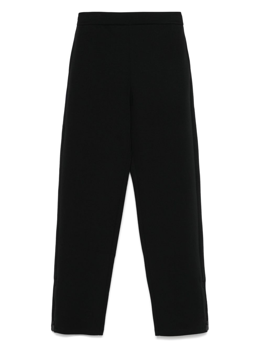 Emporio Armani cotton trousers with elastic waistband
