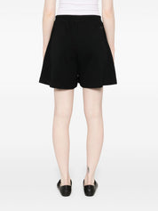 Emporio Armani cotton shorts — black organic loungewear